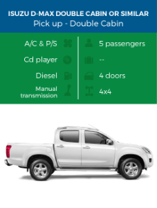 Isuzu D-Max Double Cabin or similar - Pick up - Double Cabin